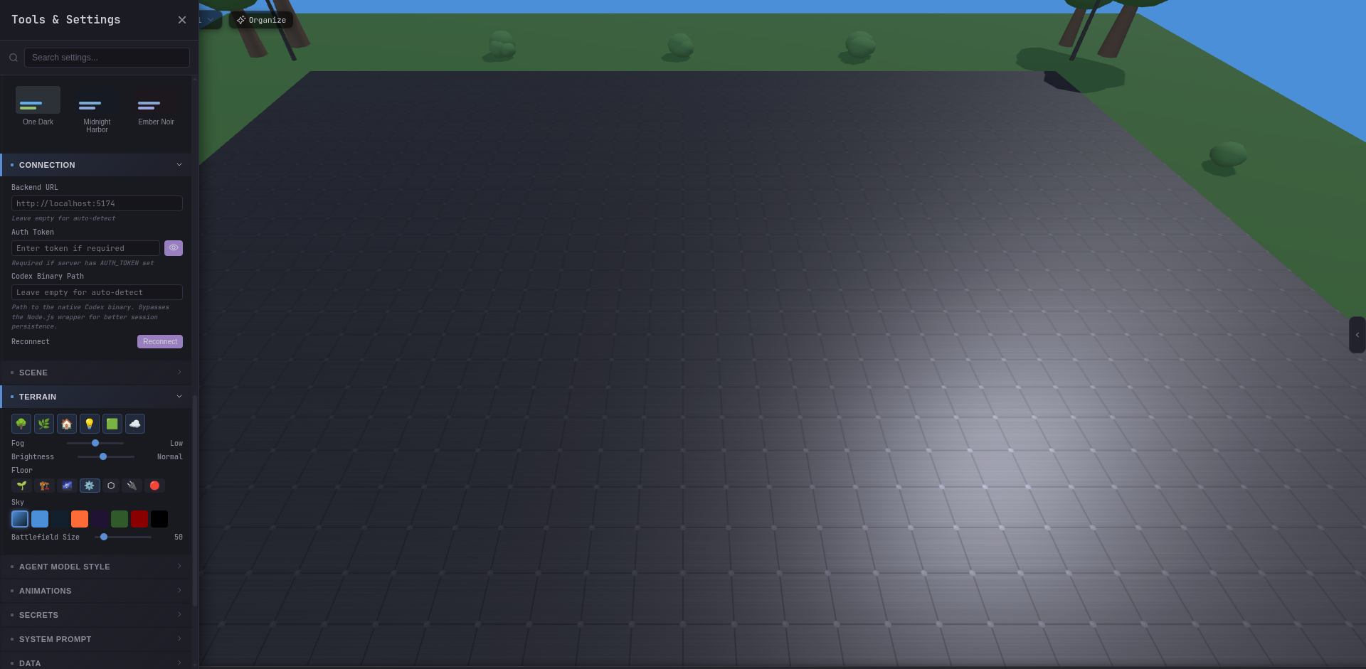 Settings — Terrain