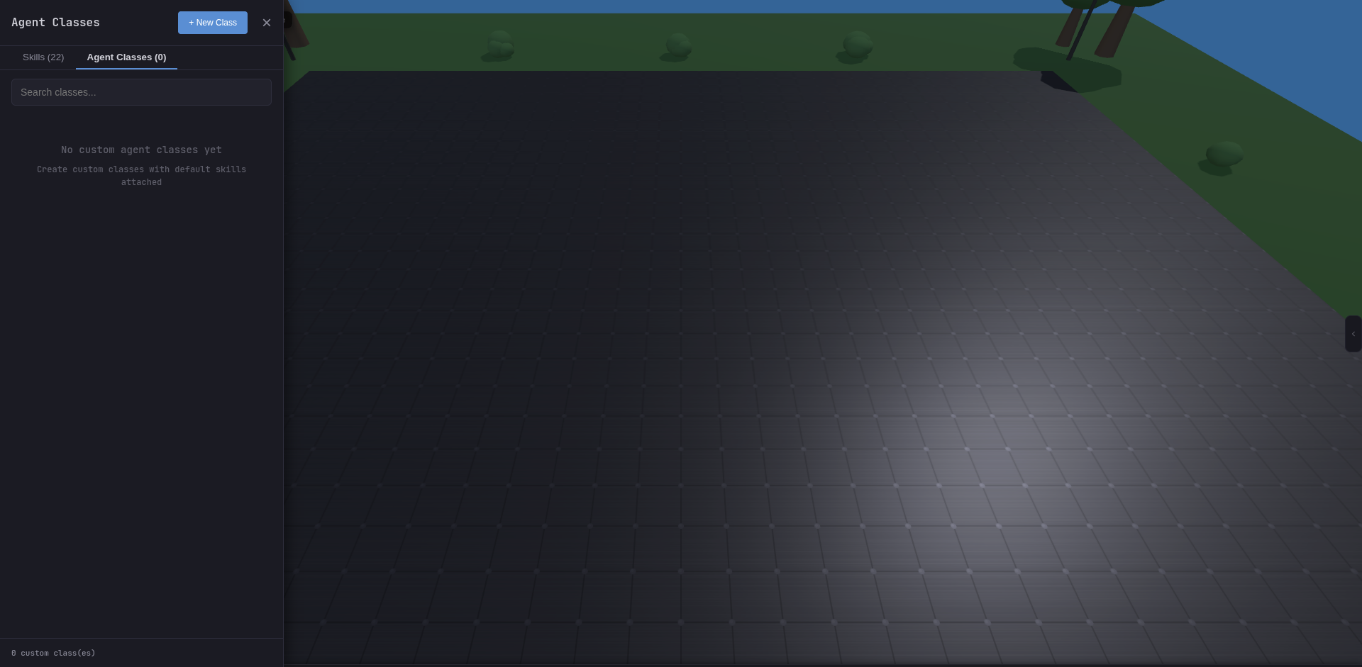Manage Skills — Classes tab